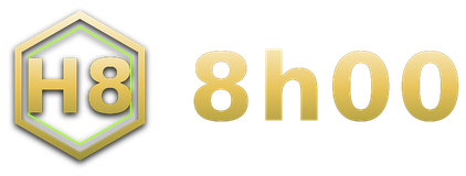 8h00 logo